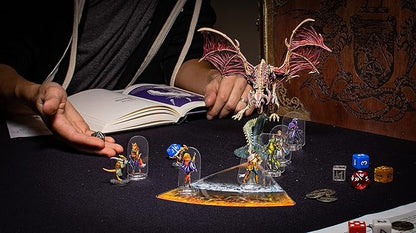 Arcknight Dungeons and Dragons Starter Set - 167 Flat Plastic DND Miniatures Ready-to-Use, Full Color, Double-Sided Art - Perfect D&D Gifts for DND 5e, Pathfinder, Heroquest & RPG's (DM Starter Set)