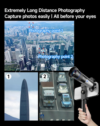 MARTVSEN Phone Camera 28X HD Telephoto Lens, Night Filming Artifact, Long Distance/Portraits/Macro Photography, for Most iPhone 16 15 14 13 12 11 Samsung Smartphone