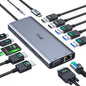 USB C Docking Station Dual Monitor Adapter Laptop Docking Station 3 Monitor