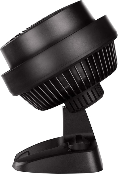 Vornado 530 Compact Whole Room Air Circulator, High Velocity Floor Fan with 3 Speeds for Cooling Airflow, Signature Vortex Action, Manual Control, Adjustable Tilt, Powerful Airflow, Black