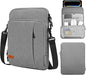 MoKo 12.9 Inch Tablet Sleeve Bag Carrying Case with Pockets Fits iPad Pro 12.9 M2 2022/2021/2020, Surface Laptop Go 12.4", Galaxy Tab S8+/S9+ 12.4" 2022/2023, Light Gray