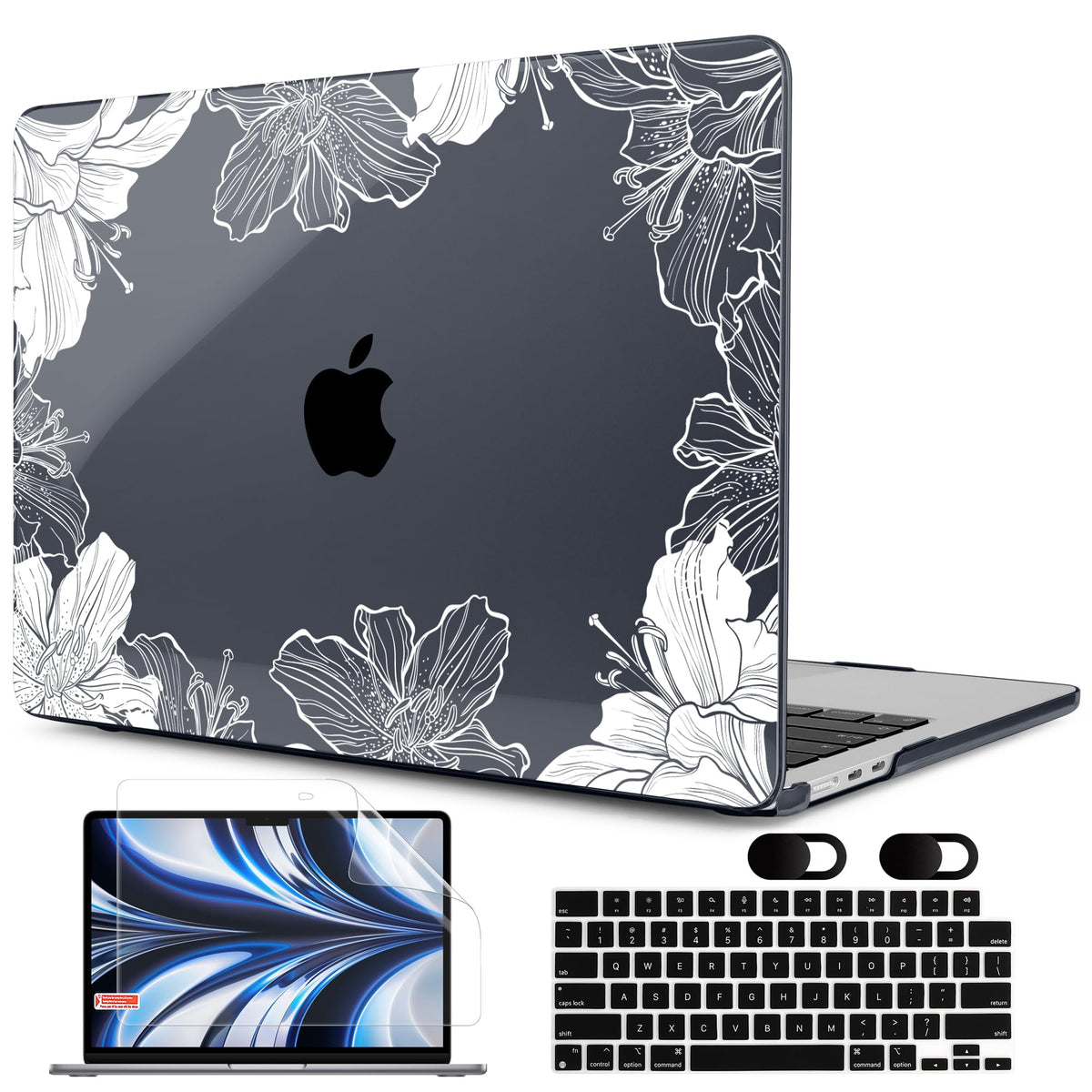 MEEgoodo Case for M5/M4/M3/M2 MacBook Air 13 inch Case 2026 2025 2024 2022, Fit Model A3449/A3240/A3113/A2681, Laptop Hard Shell Compatible with MacBook Air 13.6-inch, Composition Book Purple