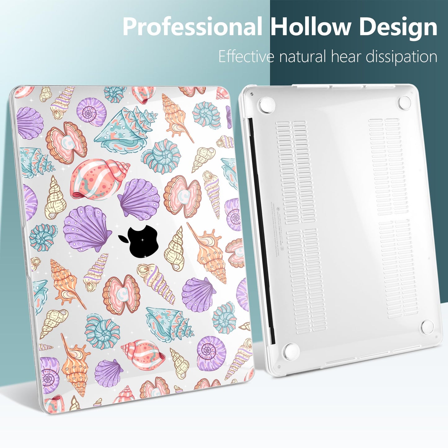 TWOLSKOO Compatible with MacBook Pro 13 inch Case 2023-2016 A2338 M2/M1 A2251 A2289 A2159 A1989 A1706, Plastic Hard Shell Cover & Keyboard Skin & Screen Protector, Colorful Shells