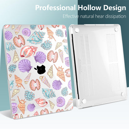 TWOLSKOO Compatible with MacBook Pro 13 inch Case 2023-2016 A2338 M2/M1 A2251 A2289 A2159 A1989 A1706, Plastic Hard Shell Cover & Keyboard Skin & Screen Protector, Colorful Shells