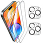 ARERCO 2 Pack Screen Protector for iPhone 16 Pro +2 Camera Lens Cover