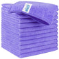 HOMEXCEL 100PK Microfiber Cleaning Cloth, Cleaning Rag for Home, 11.5x11.5