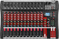 12 Channel Audio Mixer, Professional Music Mixer Board DJ Mixing Console with Bluetooth, USB/MP3 Player, Reverb, and 48V Phantom Power for Studio Recording, Karaoke, and Live Performances