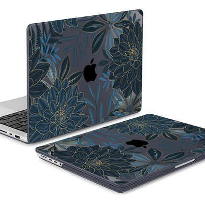 Mektron Case for 2026 M5 MacBook Pro 16 inch A3429 A3428 M4 A3403 A3186 M3 A2991 M2 A2780 M1 A2485 (2021-2025) Pro/Max with Liquid Retina XDR, Hard Shell Plastic Laptop Cover, Dahlia Flower C035