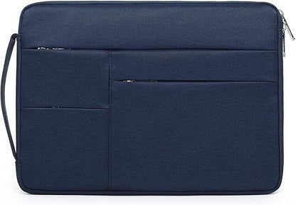 HYZUO 17-17.3 Inch Laptop Sleeve Bag Briefcase for 17" 17.3" HP/Dell/Lenovo/ASUS/LG/MSI Gaming Laptop/Razer Blade 17/18, Men Women NoteBook Protective Case Bag, Navy Blue