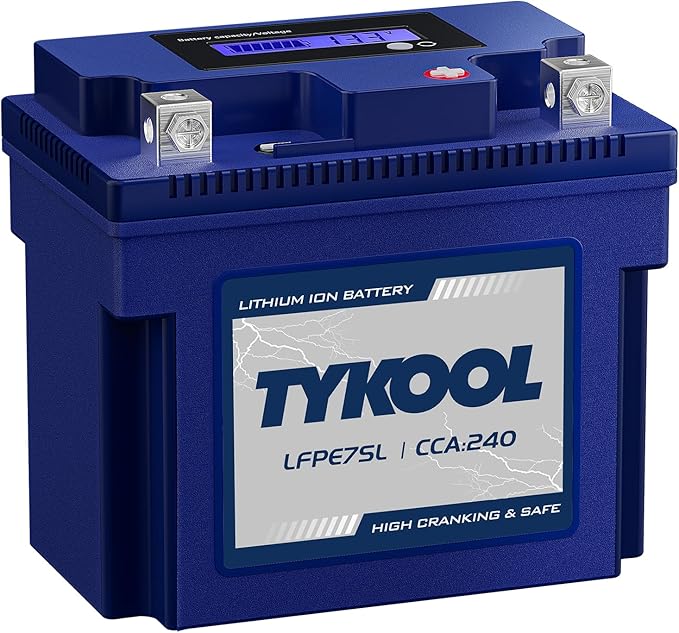 YTZ7S / YTX7L,12V 4Ah 240CCA LiFePO4 Motorcycle Battery, Powersports Battery for Honda KTM Yamaha Harely, Lithium Battery,For ATV, UTV, Scooter,Snowmobile, Motocross, Lawn Mower, Jet Ski, Motorboat