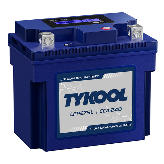 YTZ7S / YTX7L,12V 4Ah 240CCA LiFePO4 Motorcycle Battery, Powersports Battery for Honda KTM Yamaha Harely, Lithium Battery,For ATV, UTV, Snowmobile, Motocross, Lawn Mower, Jet Ski, Motorboat