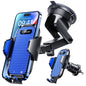 [True Military-Grade] Car Phone Holder VANMASS [Upgraded Strongest Suction&Clip] Cell Phone Mount for Dashboard Windshield Vent Kit, Truck Cradle Stand for iPhone 17 Pro Max 16 15 14 Android,Ink Black