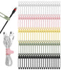 Nearockle Silicone Cable Ties, Cord Organizer Cable Management,2Sizes-Green