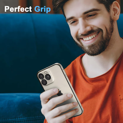 Eorkvr Magnetic Case for iPhone 16 Pro Privacy Screen Metal Titanium Frame