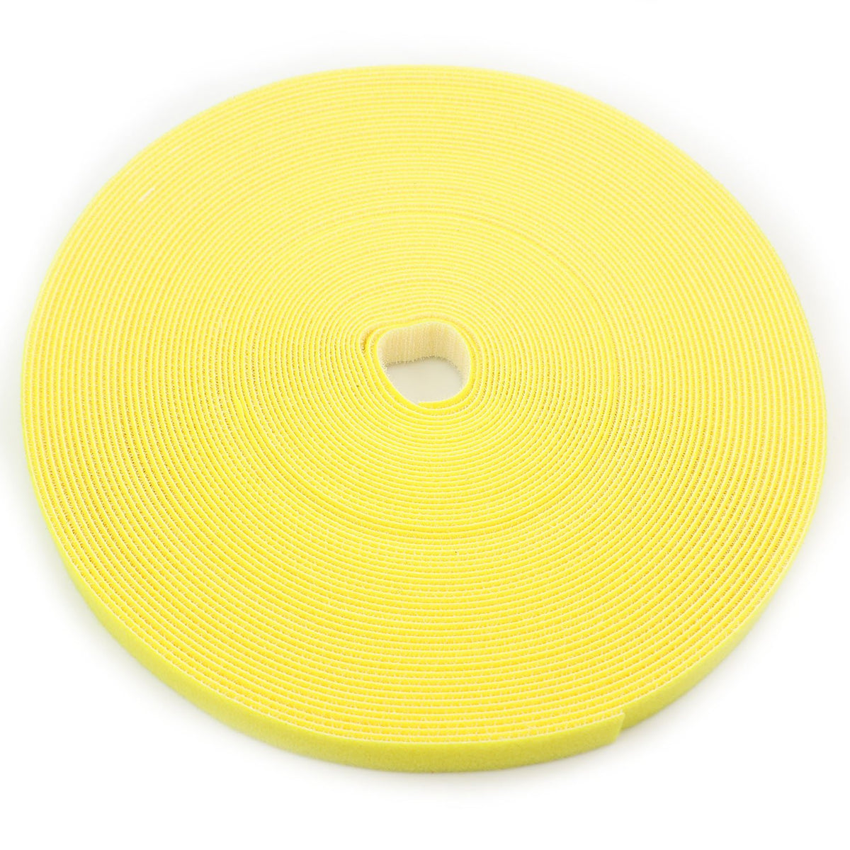 Saisn Reusable Fastening Tape Cable Ties 3/4 Inch Double Side Hook Roll (25 Yard, Grey)