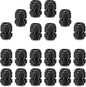 QILIPSU 20pcs 1" NPT Cable Gland Waterproof IP68 Nylon Cable Pass Through Cord Grip Connector Strain Relief Wire Grommet