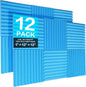 JBER 24 Pack Acoustic Panels Studio Foam Wedges Soundproof Padding