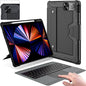 Nillkin iPad Air 13 inch Case Keyboard (M3 2025/M2 2024) & iPad Pro 12.9 inch (6th/5th/4th/3rd), Detachable Keyboard with Multi-Touch Trackpad, Pencil Holder & Camera Cover, Rugged Protective