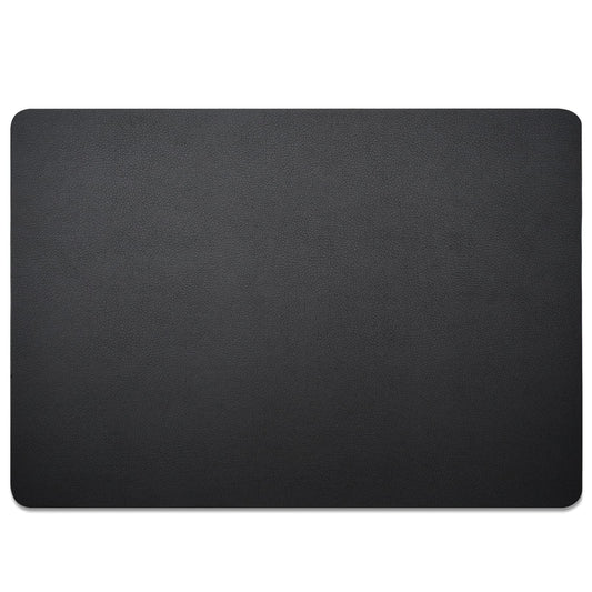 Nekmit Leather Desk Blotter Pad 24 x 14 Inches, Flat, Non-Slip, Waterproof, Black