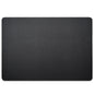 Nekmit Leather Desk Blotter Pad 17 x 12 Inches, Flat, Non-Slip, Waterproof, Black