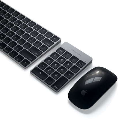 Satechi Slim Aluminum Bluetooth Keypad, 18-Key Number Pad, Space Gray