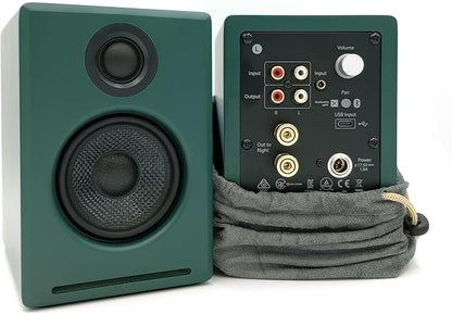 Audioengine A2+ Desktop 24 Bit Limited Edition Wireless Bluetooth Desktop Speakers - 60W Computer Speakers for Music and Gaming Accessories