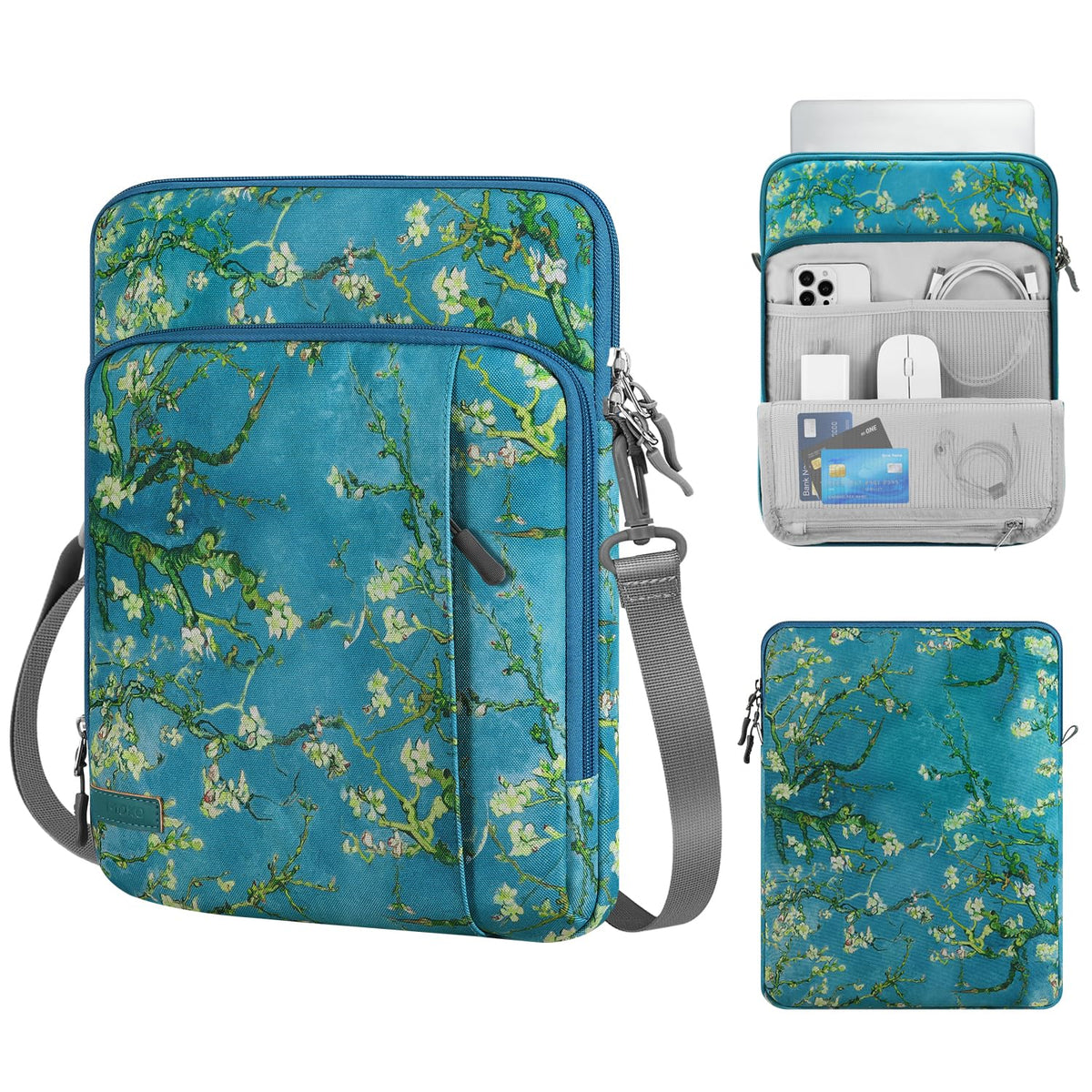 MoKo 13.3-14 Inch Laptop Sleeve Bag Carrying Case with Accessory Pocket