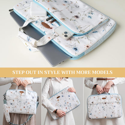 Maison d' Hermine Laptop Bag with Front Pocket Upto 15.5 inch Laptop Tablet