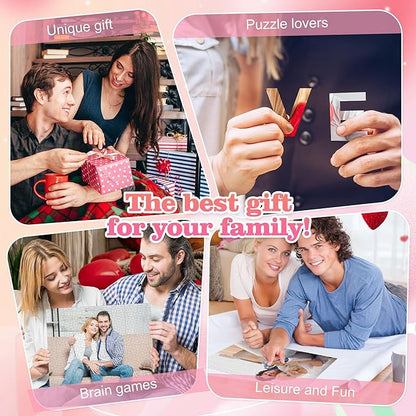 Easycosy Custom Photo Puzzles 1314/520 Pieces for Adults Families Personalized Picture Text Jigsaw Puzzle Gift for Holiday Birthday Wedding Anniversay(Horizontal/Vertical)