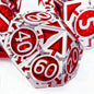 Metal DND Dice Set - High Artistic Making Dungeons and Dragons Dice, Large Weighted Metallic D&D Dice Sets - Polyhedral Role Playing Dice for MTG RPG, Silver Purple D and D Dice with DND Gift Box