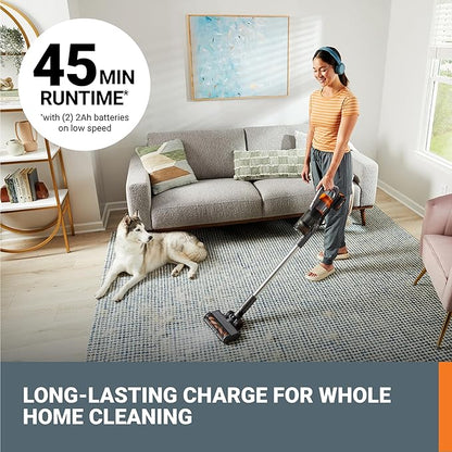 WORX Cordless Stick Vacuum, 20V Handheld Vacuum Cleaner, WX038L.1
