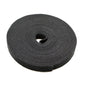 Saisn Reusable Fastening Tape Cable Ties 3/4 Inch Double Side Hook Roll (10 Yard, Black)
