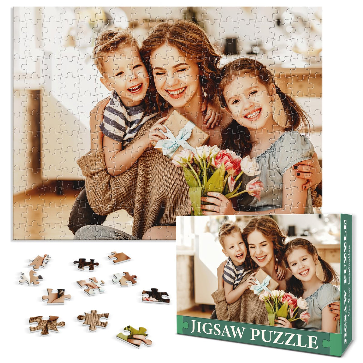 Puzzlo Custom Puzzle, Personalized Puzzle from Photos for Mom