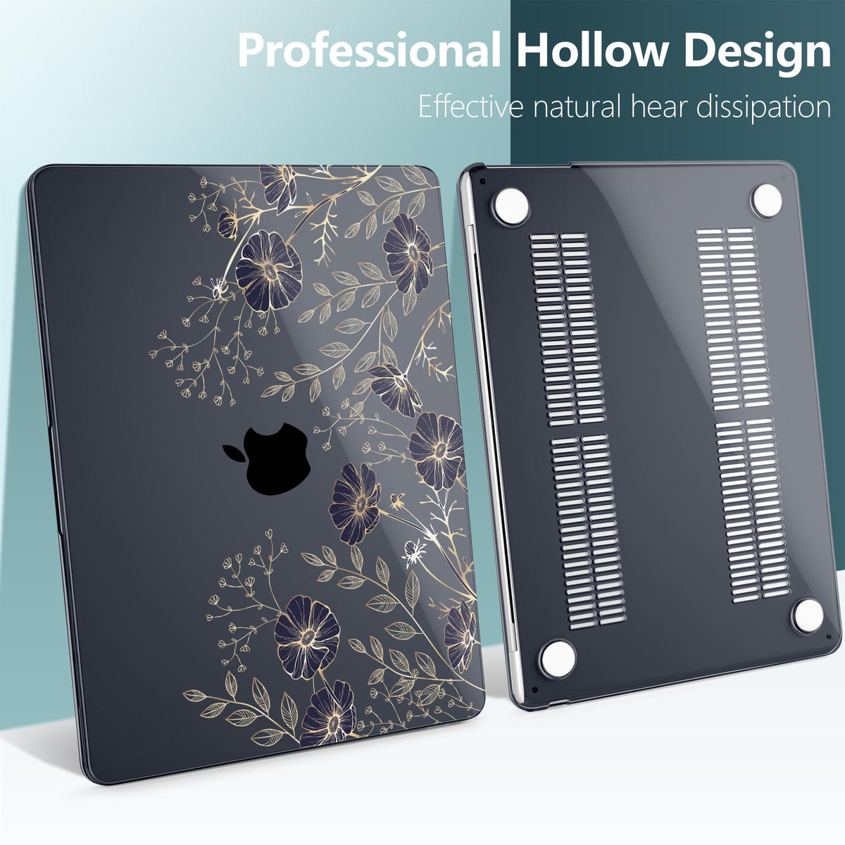 TWOLSKOO for MacBook Air 13 inch Case M5 2026 M4 2025 M3 M2 2024-2022 A3449 A3240 A3113 A2681, Plastic Hard Shell & Keyboard Cover & Screen Film for MacBook Air 13.6 inch Case, Creative Brain