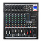 Dj Mixers 4 Channel Audio Mixer Sound Board with Bluetooth, Usb Audio Interface with 48V Phantom Power Sounds Mixer Board with 99 DSP FX Reverb Delay Effect