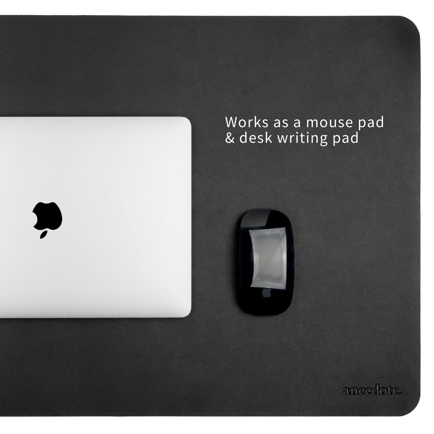 ANECDOTE Vegan Leather Desk Pad - 31.5"x17" Desk Mat for Your Office. This Quality Large Mouse Pad has Chic Elegance, Professional Look & Satisfying Touch - The Perfect Leather Mouse Pad for You!