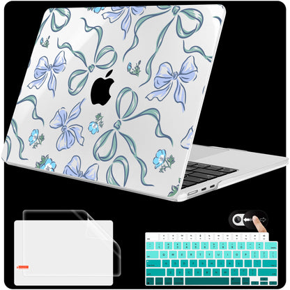 Mektron for 2026 MacBook Air 13-inch M5 Laptop Case A3449 with 13.6-inch Liquid Retina Display Fits 2025 A3240 M4 2024 A3113 M3 2023 A2681 M2 Printed Shell for MacBook Air 13.6", Dahlia Flower C035