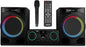 Pyle CD Stereo System with Bluetooth, MP3/DVD/CD Playback, Dual USB Recording CD Player with Speakers, Black Mini Stereo System with Subwoofer, FB Radio, 160W Digital Amplifier & Remote Control