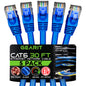 GEARit Cat6 Patch Cables Cat 6 Ethernet Cable 3 ft 5-Pack Black