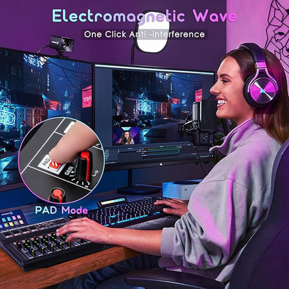4-Channel Audio Mixer for PC, SX-4iu Mixing Console with XLR Inputs, Bluetooth, 99 Digital Signal Processor Effects, USB Interface, MP3 Compatible for Podcast, Music, Recording 9.84"x2.17"x9.84"inches