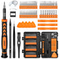 JOREST 40Pcs Precision Screwdriver Set,Small Screwdriver with Torx T5 T6 T8