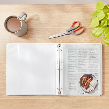 Amazon Basics Sheet Protector, Non-Glare, 100-Pack, 8.5 x 11, Clear