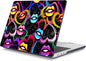 Mektron Case for 2025 MacBook Pro 16" M4 A3403 A3186 M3 A2991 M2 A2780 M1 A2485 (2021/2023/2024) Pro/Max with Touch ID, Hard Shell Plastic Laptop Cover Keyboard Cover Screen Protector, Colorful Lips