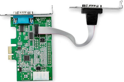 StarTech 2-Port PCI Express RS232 Serial Adapter Card, TAA (PEX2S953LP)