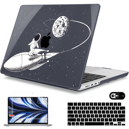 Mektron Case for 2026 M5 MacBook Pro 16 inch A3429 A3428 M4 A3403 A3186 M3 A2991 M2 A2780 M1 A2485 (2021-2025) Pro/Max with Liquid Retina XDR, Hard Shell Plastic Laptop Cover, Astronauts