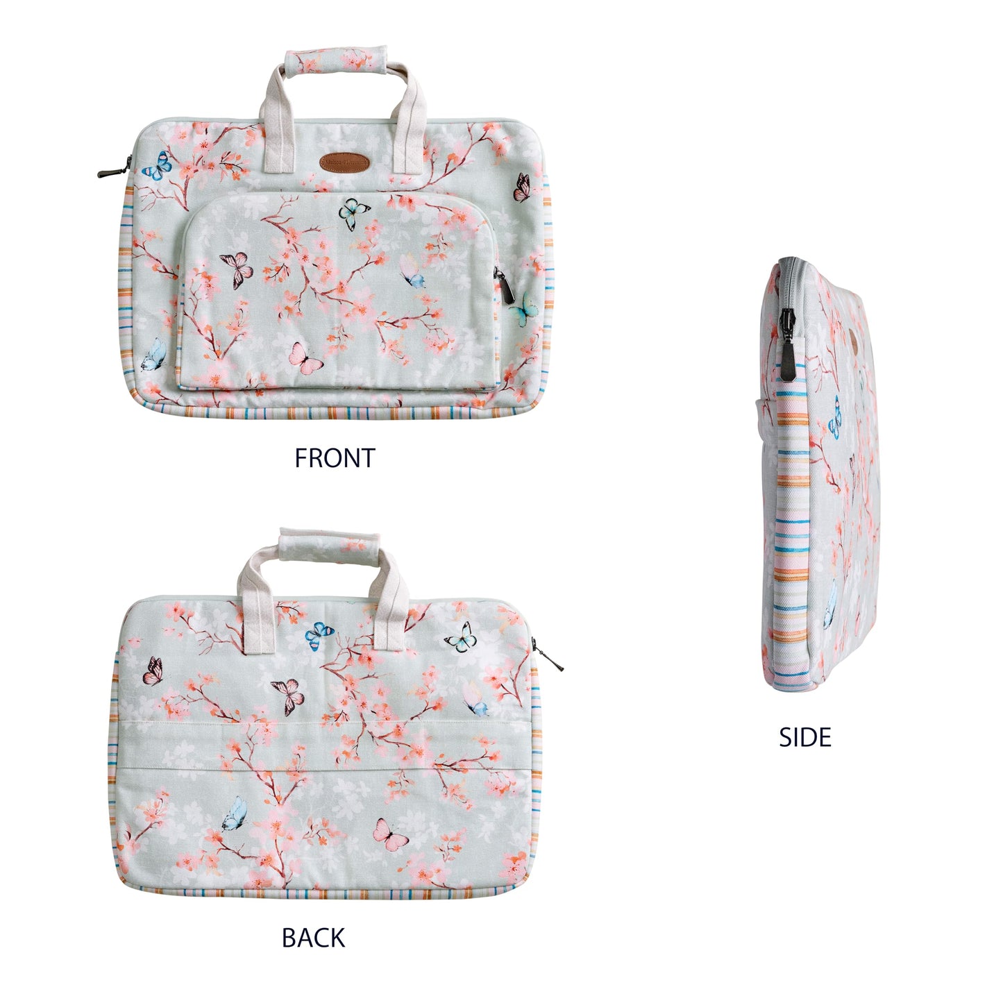 Maison d' Hermine Laptop Bag with Front Pocket Upto 15.5 inch Laptop Tablet
