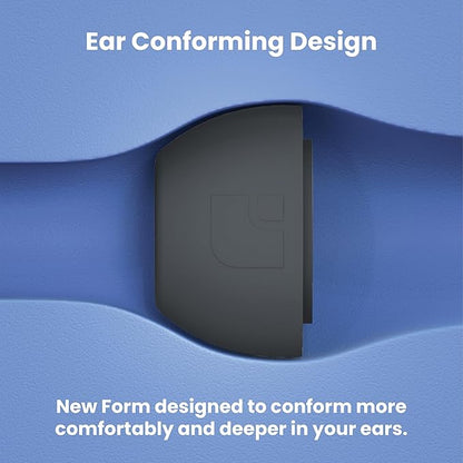 Foam Masters Ultra-Premium Memory Foam Ear Tips for AirPods Pro 1st & 2nd Gen | 3 Pairs | Black Magic Ver 6.0 | Secure | Comfort | Better Noise Cancel | Replacement Buds – Space Gray, Large