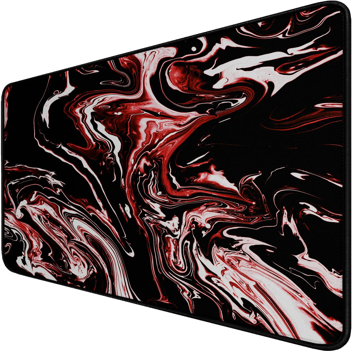 Large Mouse Pad with Stitched Edges, Durable Non-Slip Natural Rubber Base