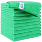 HOMEXCEL 100PK Microfiber Cleaning Cloth, Cleaning Rag for Home, 11.5x11.5