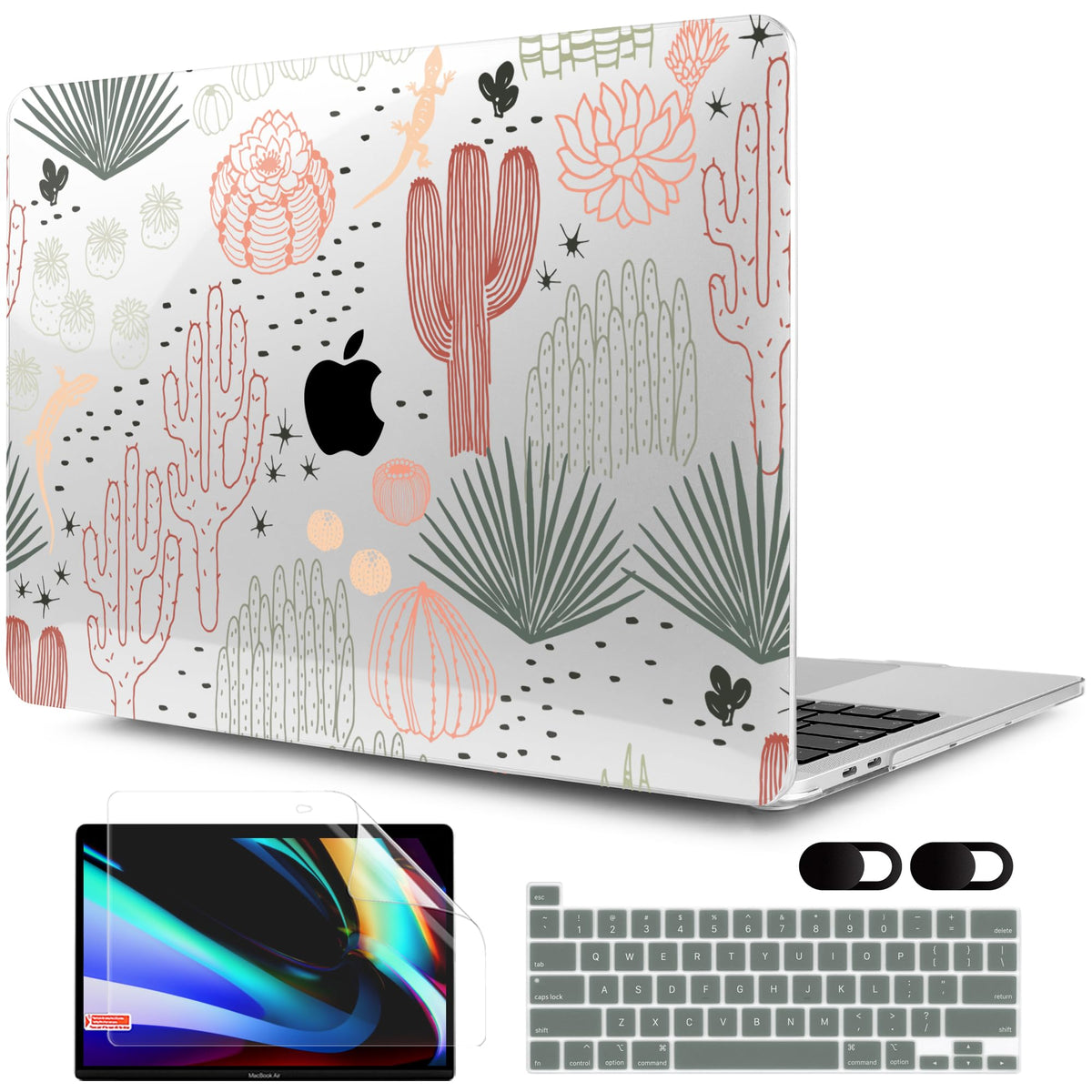 MEEgoodo Case for MacBook Pro 13 inch Case with M2 Chip 2022 2021 2020 New A2338 M1 A2251 A2289, Hard Shell with Keyboard & Camera Cover Compatible with 13 inch MacBook Pro, Composition Book Purple